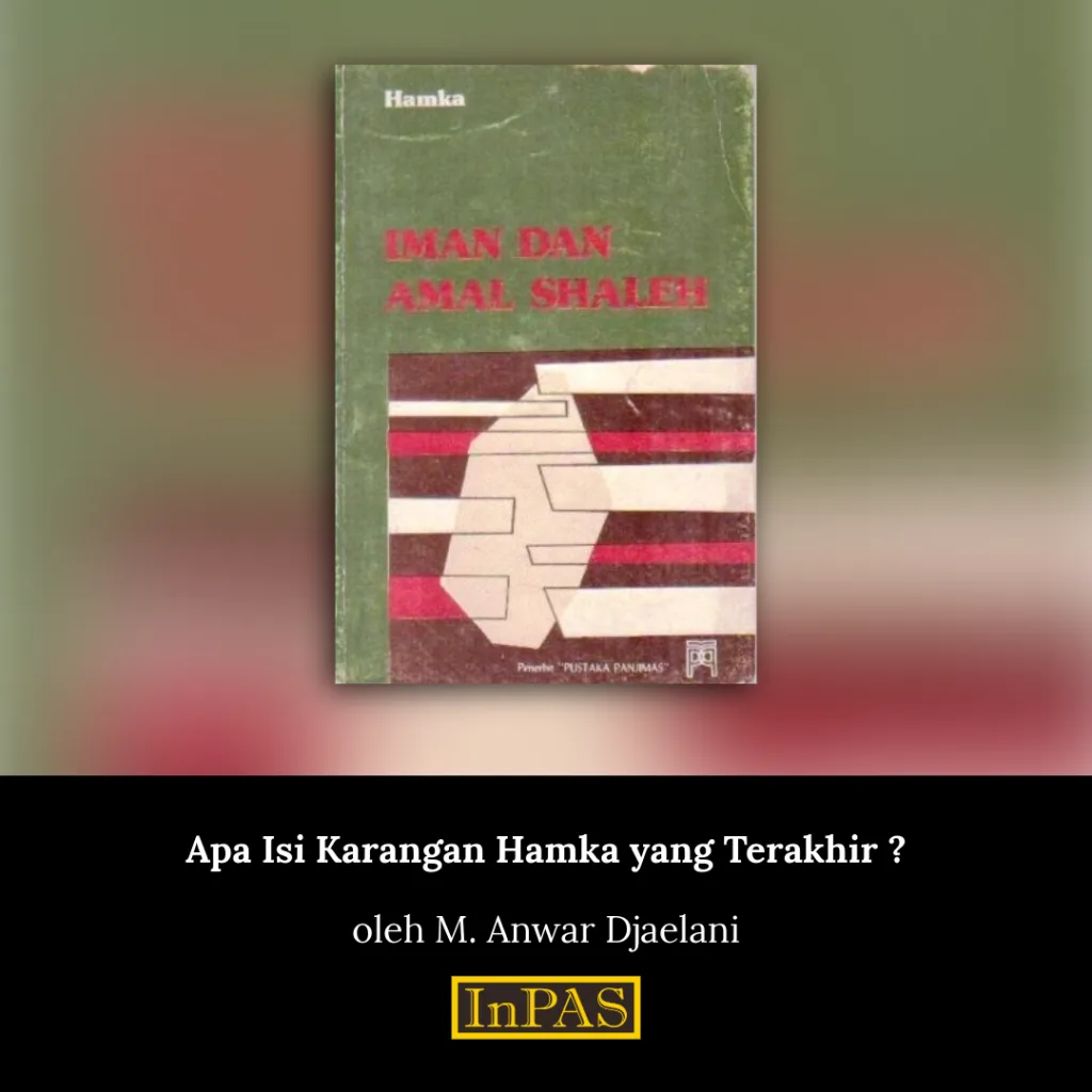 apa isi karangan hamka yang terakhir