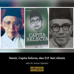 Natsir, Capita Selecta, dan D.P. Sati Alimin