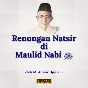 Renungan Natsir di Maulid Nabi Saw